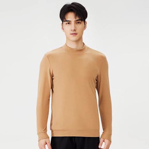 五只白鹅—2025秋冬男士天丝羊毛半高领保暖打底衫5511 商品图3