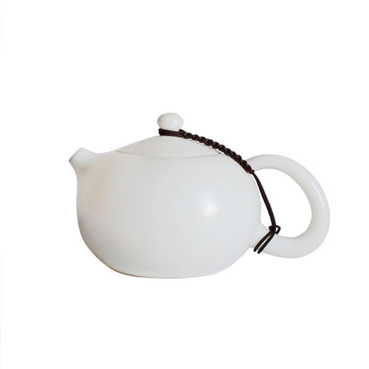 美人西施·羊脂玉陶瓷过滤泡茶单壶 商品图5