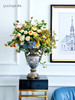 欧式轻奢仿真花假花摆件酒店餐桌客厅玄关摆设电视柜玄关装饰花 商品缩略图5