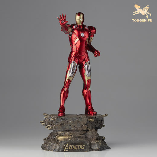 铜师傅《钢铁侠MK7》漫威系列限量手办 复仇者联盟桌面铜摆件 商品图1