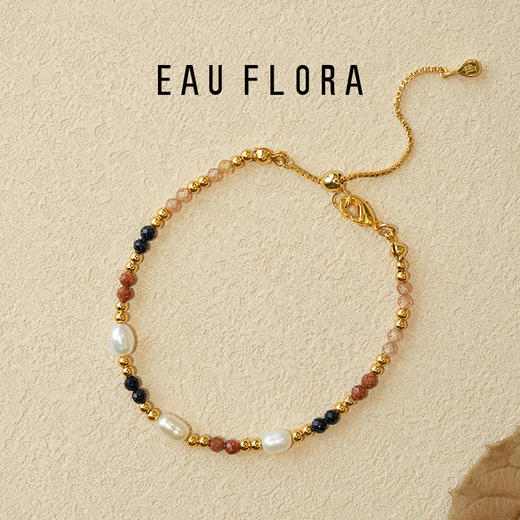 【星河流金】金砂石蓝砂石项链 商品图3