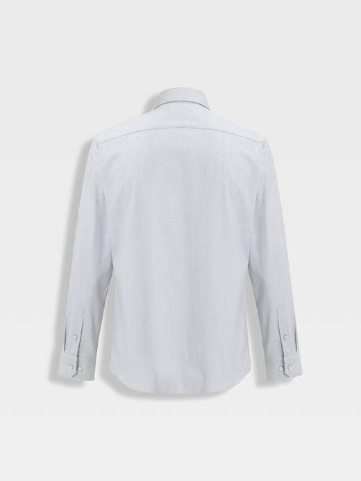 callisto海豚灰弹力棉衬衫 商品图1