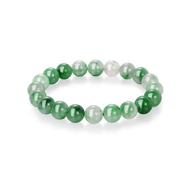 周六福青山叠翠非洲翠手串ZLF-J123082-9mm★