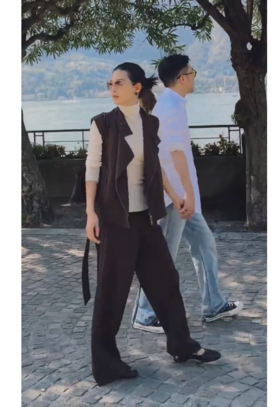 THESOONG"共生美学"双色花纱套色水洗侘寂感休闲套装WMJ7668-A/B