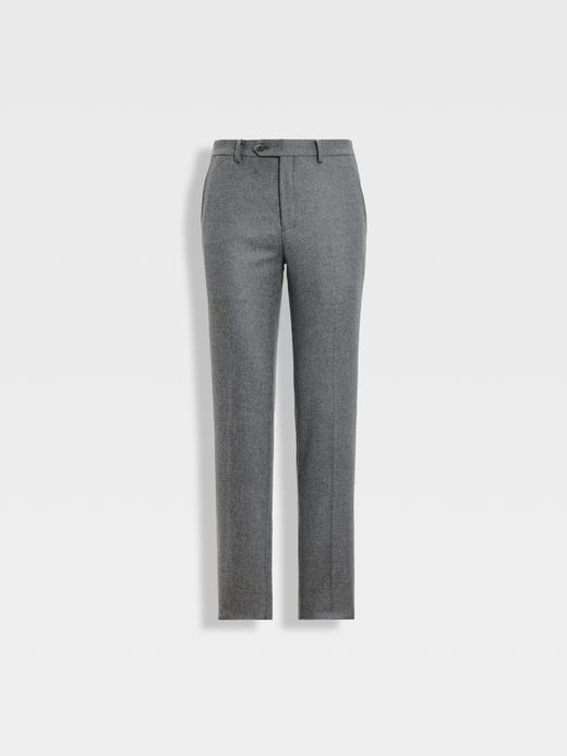 callisto海豚灰绵羊毛西裤 商品图0