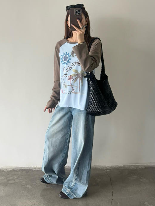 100%棉设计师款打底衫T恤衫08252 商品图11