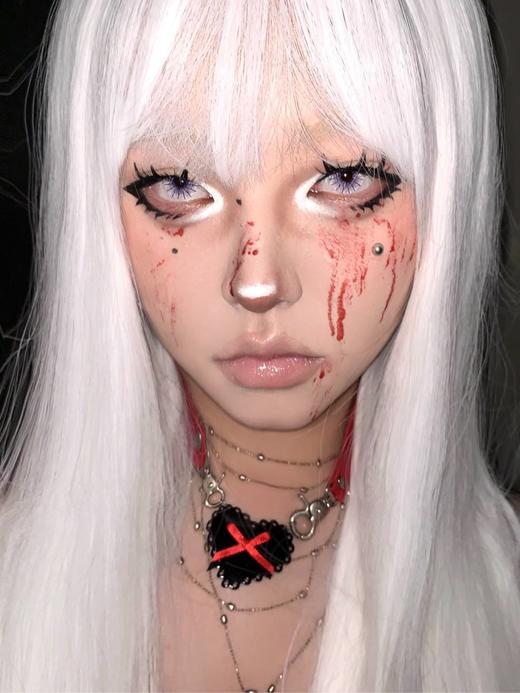 paprikacon 日抛美瞳 月灵紫蛛 直径14.5mm着色13.8mm   cos (两片装) 商品图2