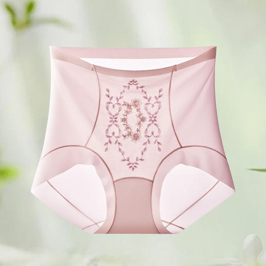 【79.9得4条❗高腰提臀收腹内裤】360°环绕塑形小能手，腹部采用刺绣无弹，贴身更软糯细腻，弹力不束缚翘臀立显，10A桑蚕丝加长档次束腰抑菌无痕收腹打底裤QQ 商品图9