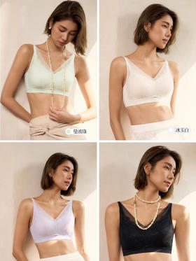 峰度专业养护桑蚕丝内衣品牌，罩杯里料更显奢华，86.7%莫代尔带来极致柔软，9.1%氨纶增添弹性，还有珍稀的4.2%桑蚕丝，丝丝顺滑。如此上乘面料组合，尽显高级质