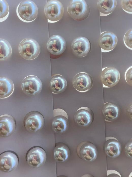 超级镜面！！ 点位9-10mm近圆爱迪生淡水珍珠耳钉 不随机发货 每一对都亲选 商品图6