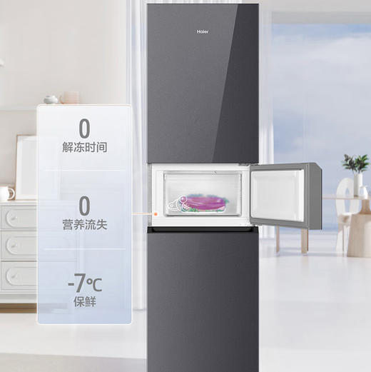 海尔（Haier）冰箱 BCD-218WGHC3E9YS 商品图6