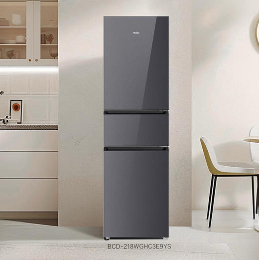 海尔（Haier）冰箱 BCD-218WGHC3E9YS 商品图0