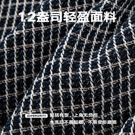 潮牌中性格纹外套休闲翻领夹克秋季上新男NP57TJ59 商品图4