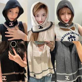 CH-S 25B 双C羊绒巴拉克拉法帽/围巾