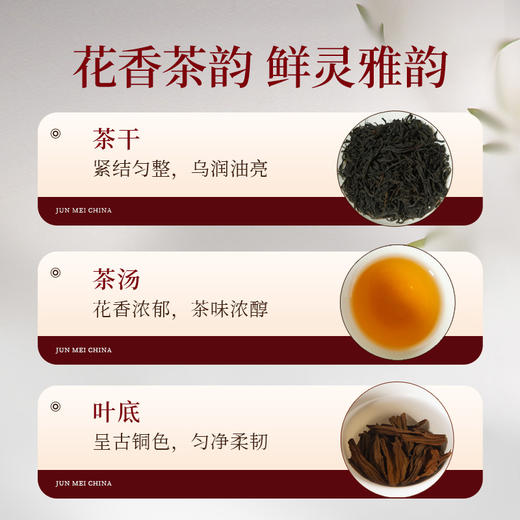 正山堂骏眉中国 茉莉花红茶礼盒装 特级红茶正宗茶叶年货送礼180g 商品图7
