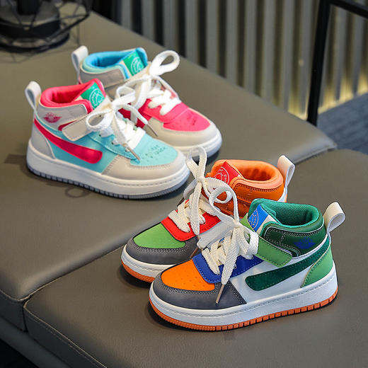 春秋儿童阿甘鞋板鞋休闲双网透气网鞋运动德训鞋软底 商品图5