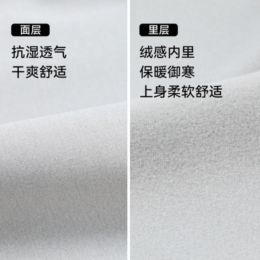 拓路者针织加绒长裤女2025年秋季新款休闲束脚裤运动松紧腰直筒裤 商品图3