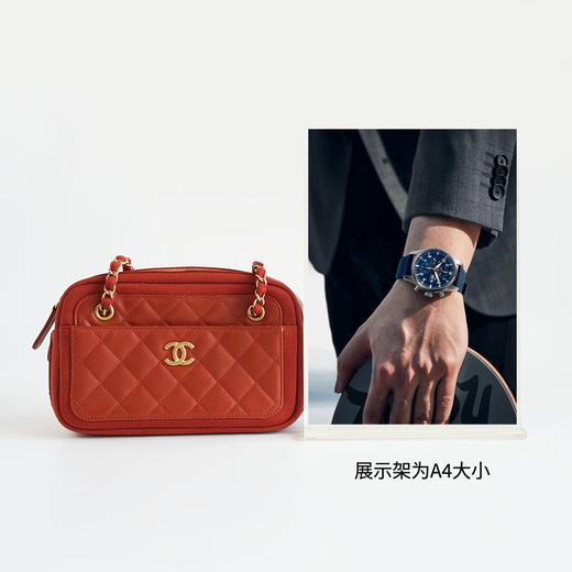 【95新】CHANEL香奈儿红色菱格内购款相机包链条包女士270825NJM21现售价：8900 商品图9