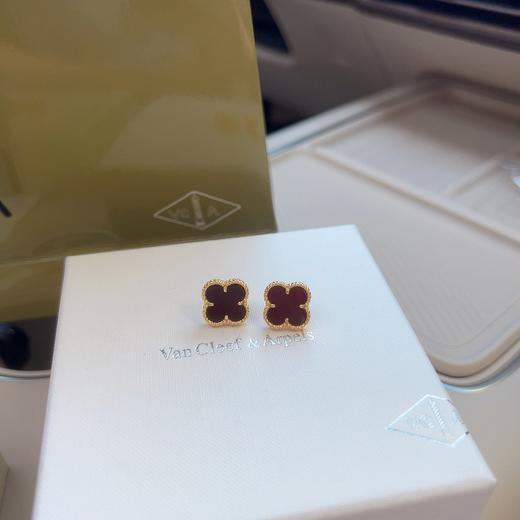 G458 梵K雅宝🍀四叶幸运系列Vintage Alhambra耳钉 商品图2