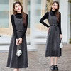 新款秋气质收腰显瘦中长款法式复古背带裙套装NS9703 商品缩略图2