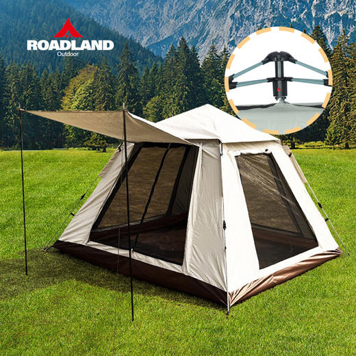洛得兰德全自动速开4人帐篷米白色LD-ZP103—rxs 商品图6