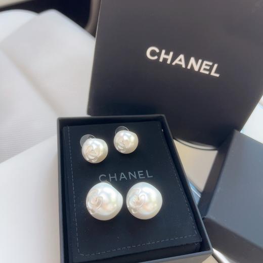 G464香N儿珐琅半圆球弯月弧形耳钉小香耳饰女银针 商品图3