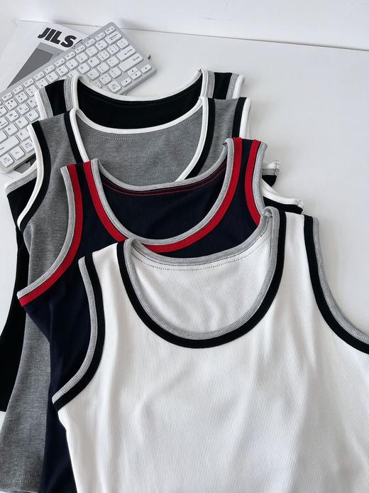 点此购买 女士双边撞色织边背心 mxm 329735 商品图13