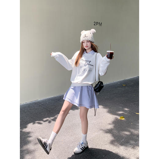 【189元任选2件】现货！条纹polo领连衣裙 商品图4