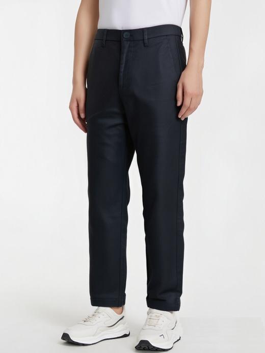 佐丹奴男装25年商场同款180度橡筋腰头标准窄脚版型天丝休闲裤01115037 商品图5