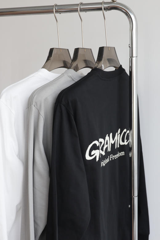 小也人25秋季款 字母印花长袖T恤 CX215 商品图1