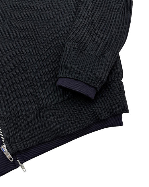 中性款假两件针织毛衣外套B00 商品图2