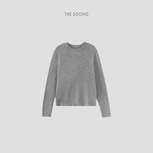 THESOONG/匠织妙感 羊绒羊毛细腻软糯松弛感圆领毛衣HWMY7863/HWMY8081 商品图4