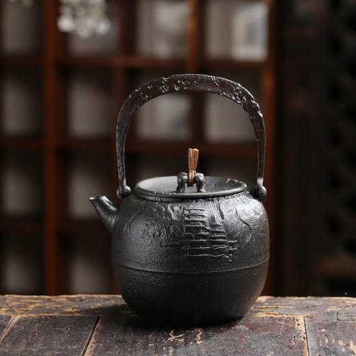 暗香疏影/铁壶/铭文壶/手工无涂层铸铁壶烧水壶老铁壶茶壶 商品图0