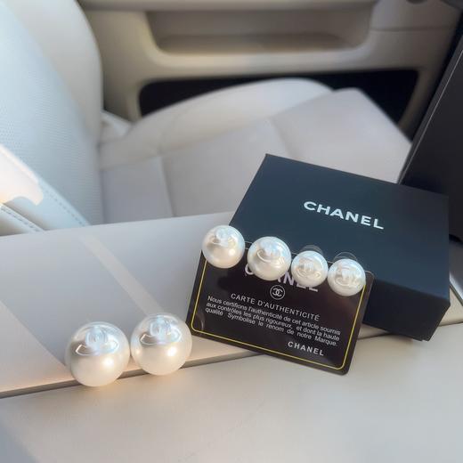 G464香N儿珐琅半圆球弯月弧形耳钉小香耳饰女银针 商品图2