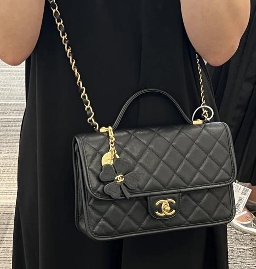 亮面小牛皮單肩斜挎手提包025 商品图4