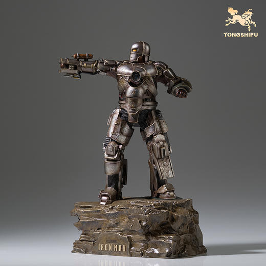铜师傅《钢铁侠MK1》漫威系列限量手办 客厅桌面铜摆件家居工艺品 商品图2