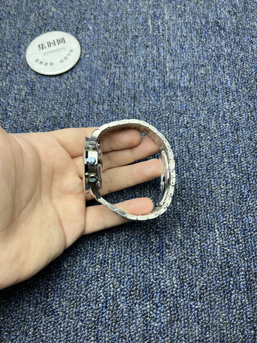 扛鼎新作一IWC万国表 AZ葡萄牙系列计时腕表 透底葡计钢带款 男士腕表 白盘蓝针 商品图4