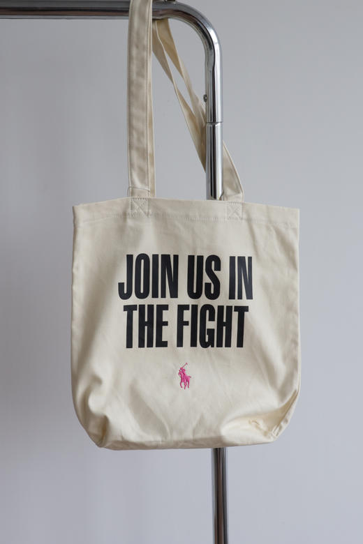 R.L 粉标刺绣 帆布购物袋 托特小包 PJ023 商品图0