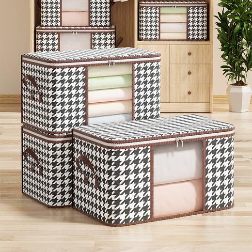 【福利❗️19.9抢3个🔥可视化收纳袋】超大容量 防尘防潮 拉链封口 衣物棉被无纺布带可视多用途防尘可折叠家用整理袋 商品图2