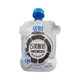 【超市】雪兰活润黑酸奶风味发酵乳160g