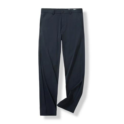 外援出品澳门订单松紧腰+透气黑科技面料，这条休闲裤简直是为高温天量身定做的救星款男士合体小直筒弹力休闲裤纯色长裤 商品图4