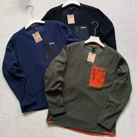 patagonia/巴塔哥尼亚 R1 Air Crew 男士速干透气抓绒衣