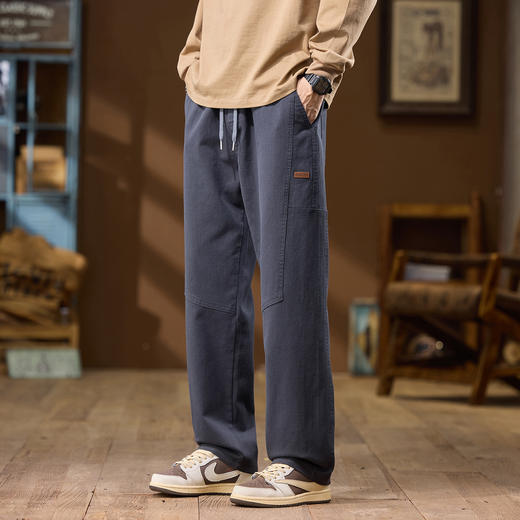 【柔软亲肤 丝滑垂顺 久穿如新】美式工装休闲裤 商品图7