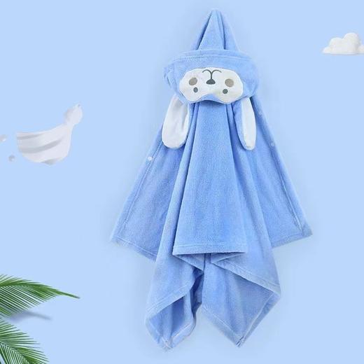 【YW】无忧购【甄选】儿童浴巾斗篷连帽浴袍加厚珊瑚绒洗澡柔软吸水（截单后3-5天发货) 商品图7