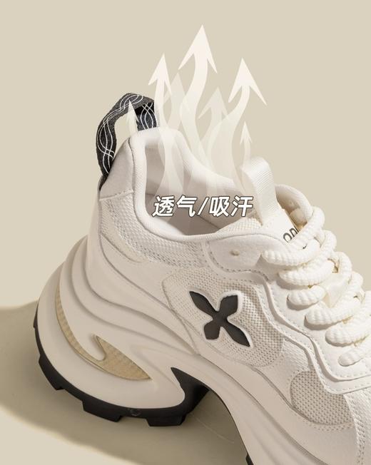 春秋新品小旋风厚底增高透气老爹鞋 商品图5