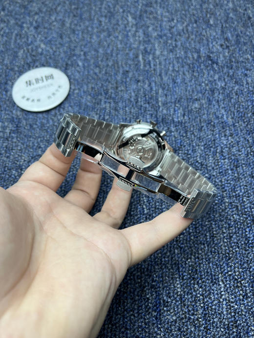 扛鼎新作一IWC万国表 AZ葡萄牙系列计时腕表 透底葡计钢带款 男士腕表 白盘蓝针 商品图7