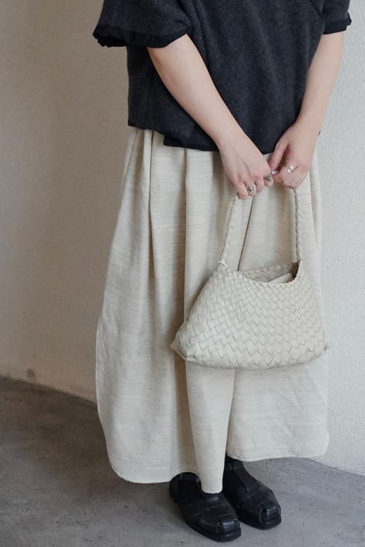 elsa esturgie麻色半裙 商品图10