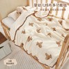 【一被多用！A类婴幼儿绉布多功能毯】豆豆毯婴儿四季宝宝盖毯纯棉纱布被子空调被春秋薄被幼儿园盖毯被。rb 商品缩略图0