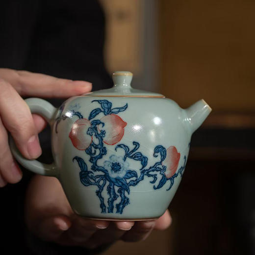 问鼎鼎青青花套组桃林清溪 商品图4