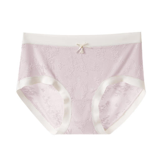 【新中式❗️桑蚕丝7A抑菌内裤】轻奢美式复古浪漫风，无痕裸感，原创浮雕新款中腰无痕裸感包臀女士三角 商品图5